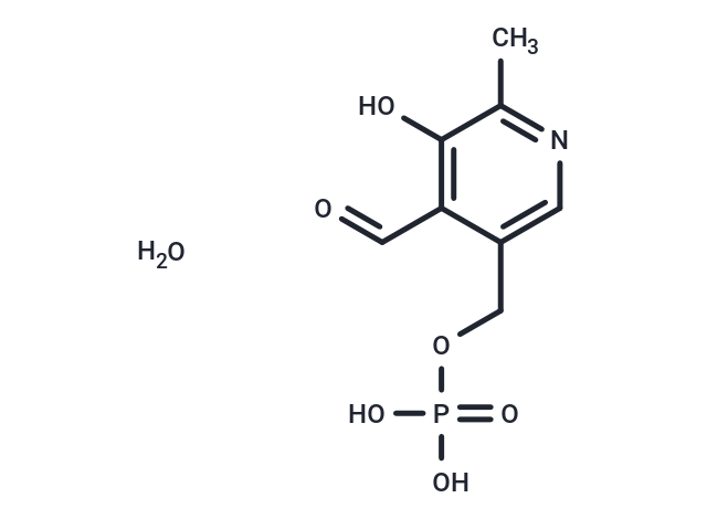 Pyridoxal 5'-phosphate hydrate Chemical Structure