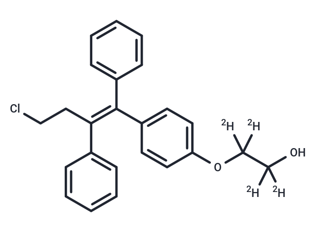 Ospemifene D4 Chemical Structure