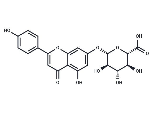 TargetMol Chemical Structure Apigenin-7-glucuronide