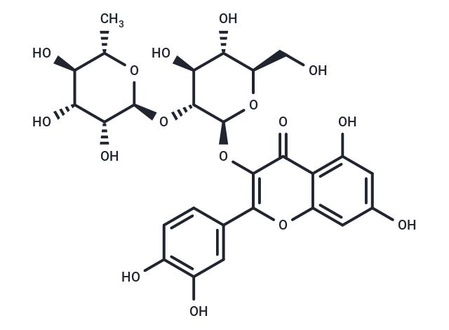 Quercetin 3-O-neohesperidoside Chemical Structure
