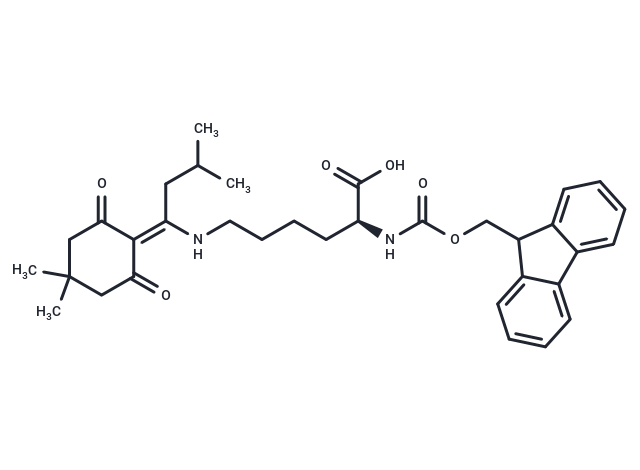Fmoc-Lys(ivDde)-OH Chemical Structure