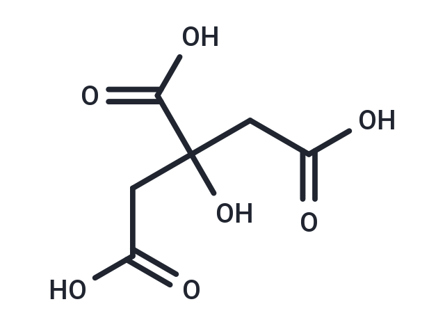 Citric acid Chemical Structure