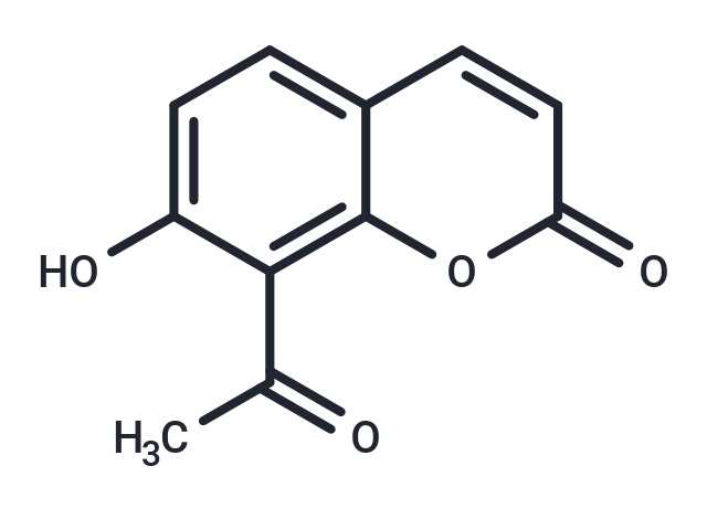 TargetMol Chemical Structure 8-Acetyl-7-Hydroxycoumarin
