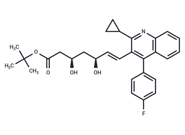 TargetMol Chemical Structure Tert-Buthyl Pitavastatin