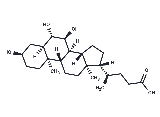 α-Muricholic acid Chemical Structure
