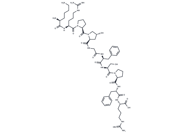Lys-[Hyp3]-Bradykinin Chemical Structure