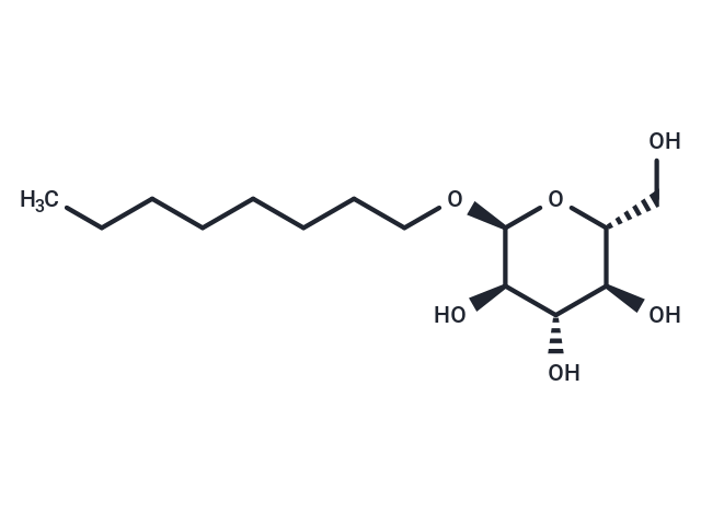 Octyl α-D-glucopyranoside Chemical Structure