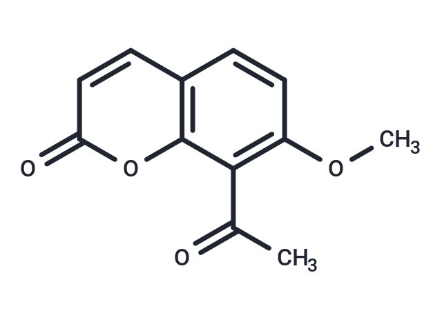 TargetMol Chemical Structure 8-Acetyl-7-methoxycoumarin