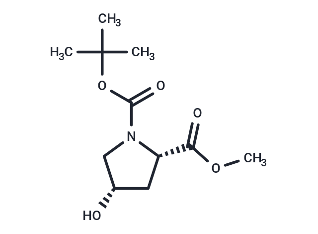 TargetMol Chemical Structure N-Boc-4-hydroxy-L-proline methyl ester