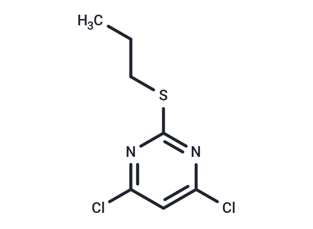 4,6-Dichloro-2-(propylthio)pyrimidine Chemical Structure