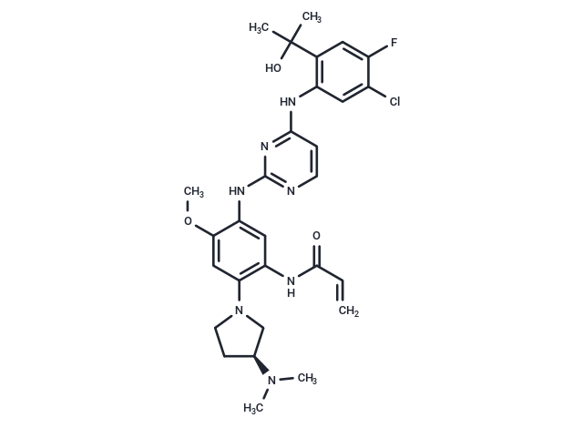 (S)-Sunvozertinib Chemical Structure