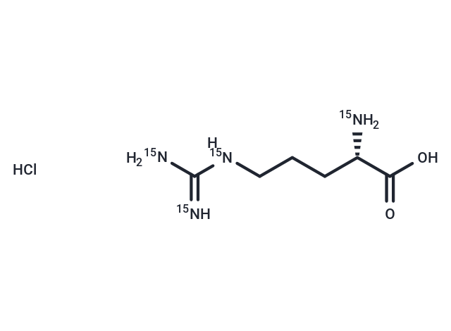 TargetMol Chemical Structure L-Arginine-15N4 hydrochloride
