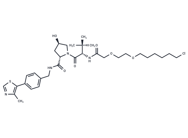 TargetMol Chemical Structure (S,R,S)-AHPC-PEG2-C4-Cl