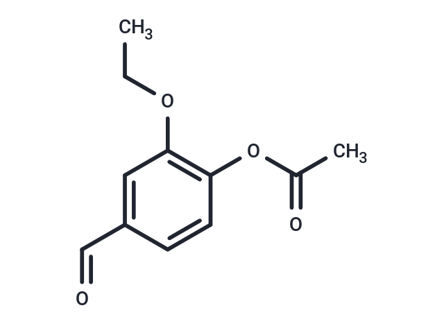 Ethylvanillin acetate Chemical Structure