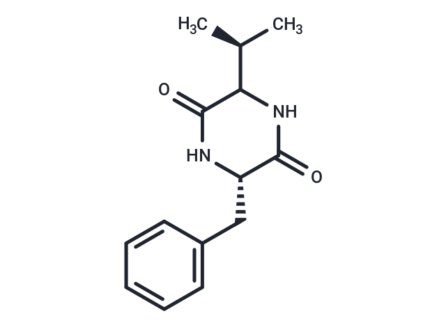 Cyclo(L-Phe-L-Val) Chemical Structure