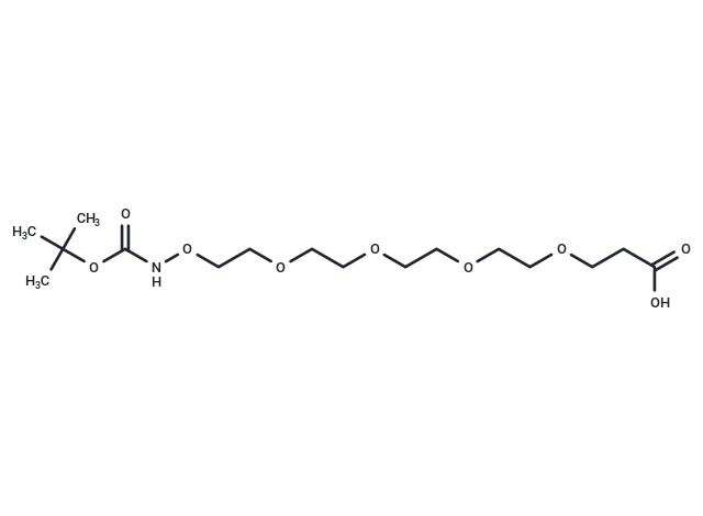 Boc-aminoxy-PEG4-acid Chemical Structure