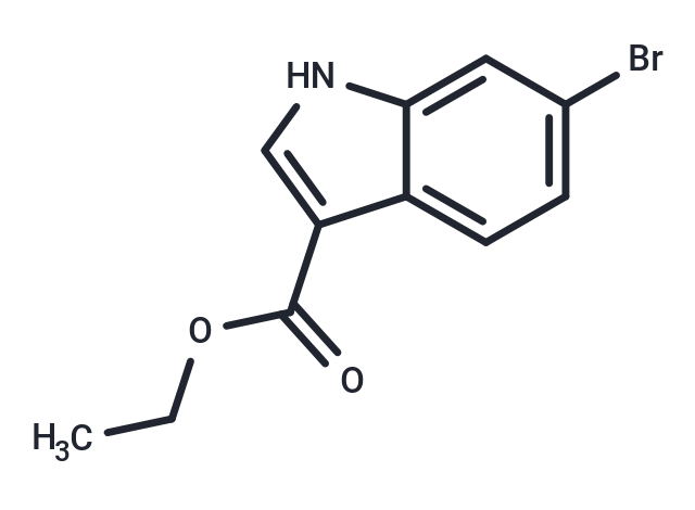 Ethyl6-bromo-1H-indole-3-carboxylate Chemical Structure