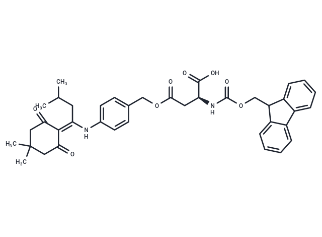 Fmoc-Asp(ODMAB)-OH Chemical Structure
