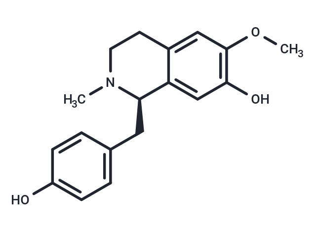 TargetMol Chemical Structure (-)-N-methylcoclaurine