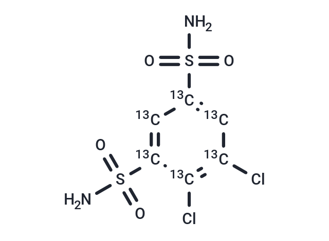 TargetMol Chemical Structure Dichlorphenamide-13C6