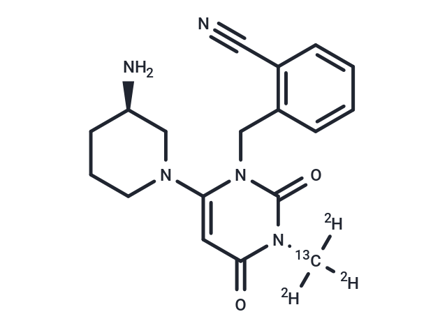 TargetMol Chemical Structure Alogliptin (13CD3)