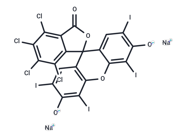 Rose Bengal sodium Chemical Structure