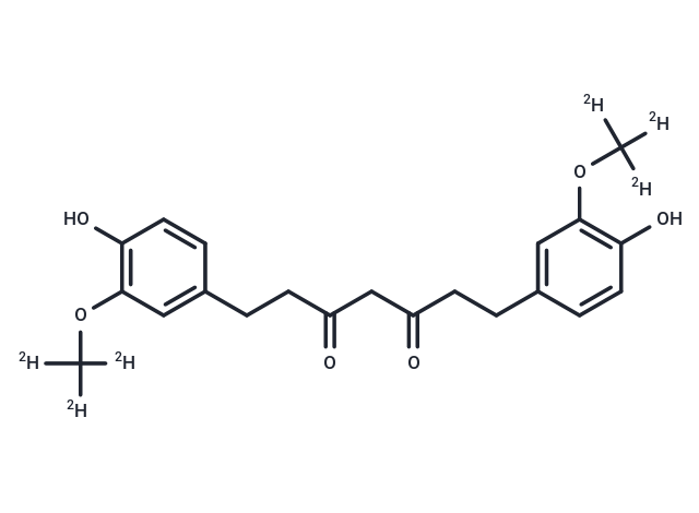 TargetMol Chemical Structure Tetrahydrocurcumin D6