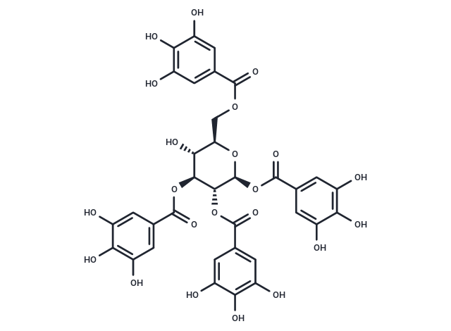 TargetMol Chemical Structure 1,2,3,6-Tetragalloylglucose