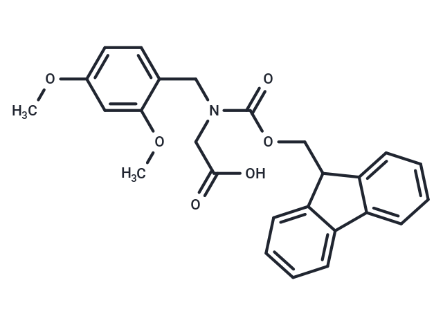 Fmoc-(Dmb)Gly-OH Chemical Structure