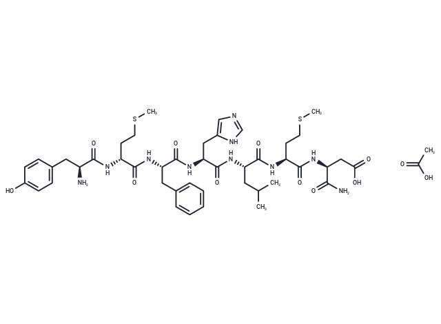 Deltorphin acetate Chemical Structure