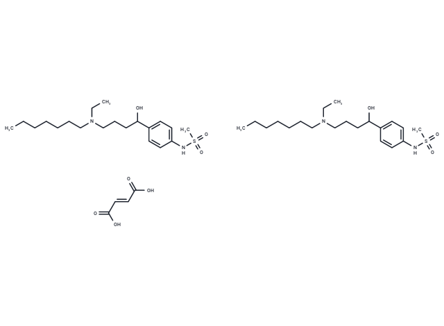 Ibutilide Fumarate Chemical Structure