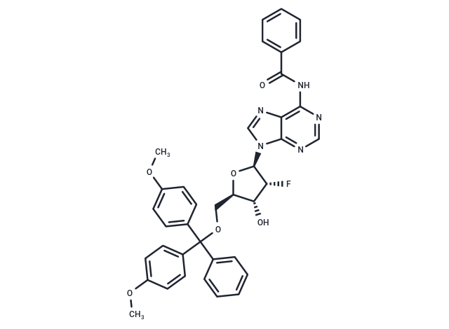 DMT-2'-F-Bz-dA Chemical Structure