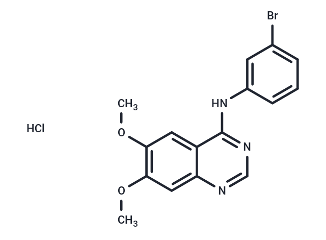 PD153035 hydrochloride Chemical Structure