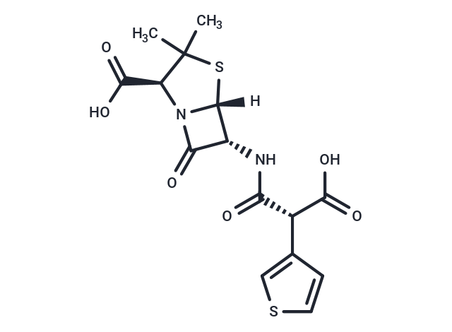 Ticarcillin free base Chemical Structure