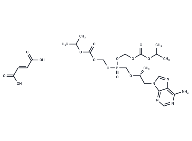 Tenofovir Disoproxil Fumarate Chemical Structure