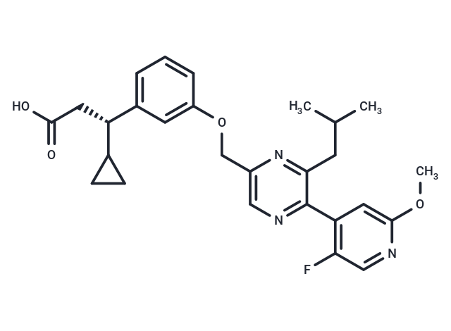 GPR40 agonist 1 Chemical Structure