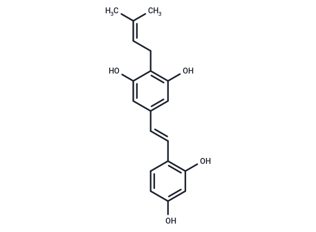 TargetMol Chemical Structure 4-Prenyloxyresveratrol