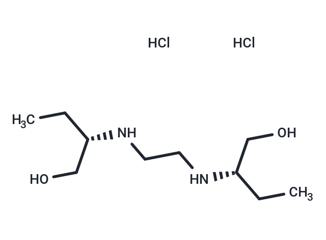 Ethambutol dihydrochloride Chemical Structure