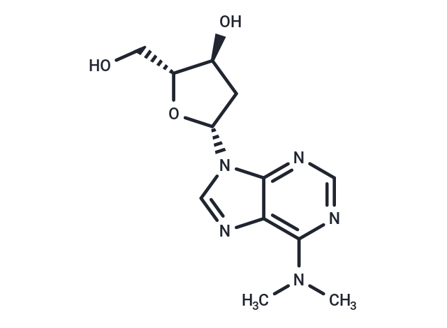2’-Deoxy-N6,N6-dimethyladenosine Chemical Structure