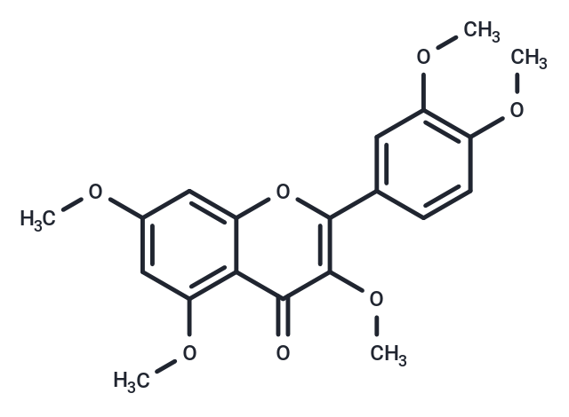 3,5,7,3′,4′-Pentamethoxyflavone Chemical Structure