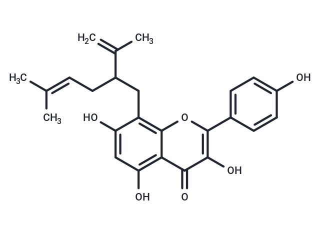 TargetMol Chemical Structure 8-Lavandulylkaempferol