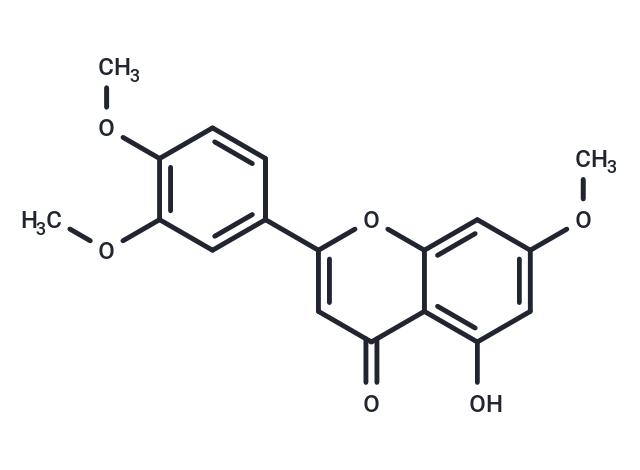 7,3',4'-Tri-O-methylluteolin Chemical Structure