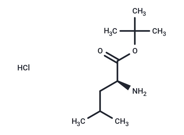 (S)-tert-Butyl 2-amino-4-methylpentanoate hydrochloride Chemical Structure