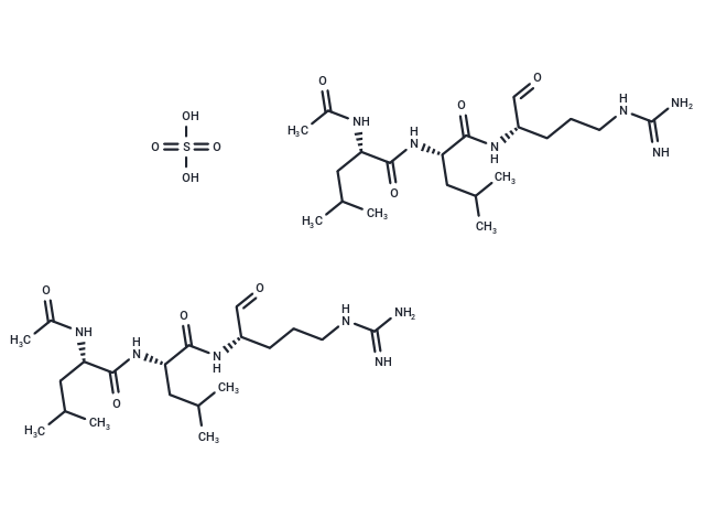 Leupeptin Hemisulfate Chemical Structure