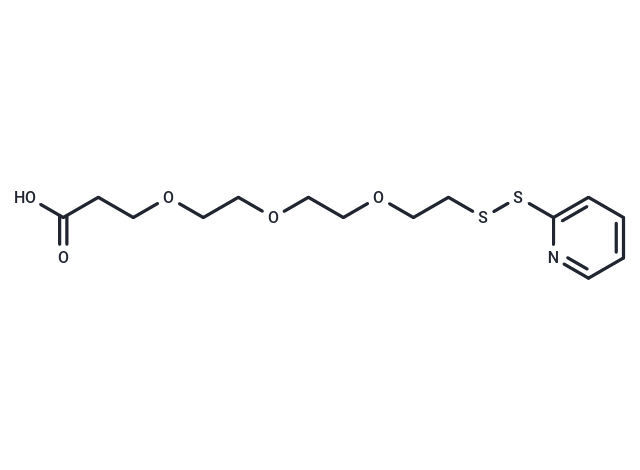Acid-PEG3-SSPy Chemical Structure