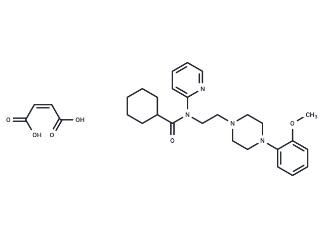 WAY-100635 Monomaleate Chemical Structure