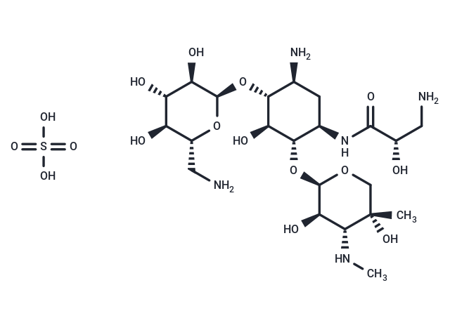 Isepamicin sulfate Chemical Structure