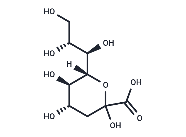 3-Deoxy-D-glycero-D-galacto-2-nonulosonic Acid Chemical Structure