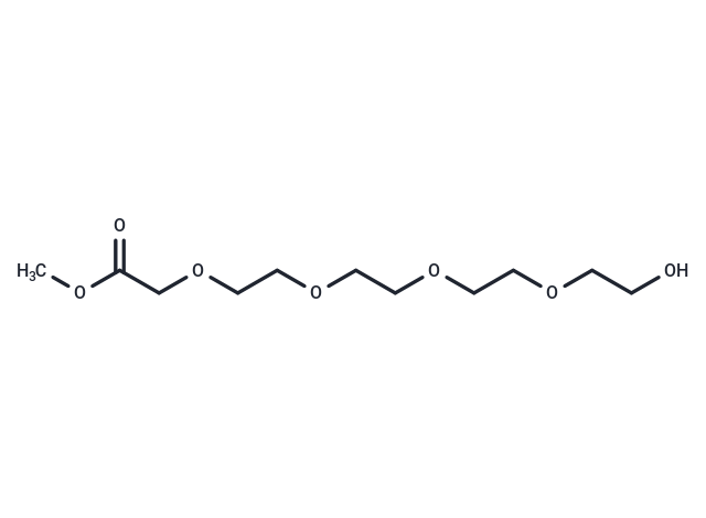 Hydroxy-PEG4-methyl acetate Chemical Structure