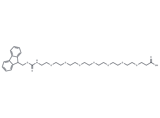 TargetMol Chemical Structure Fmoc-N-PEG7-acid